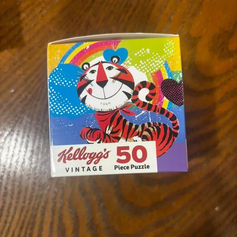 Kellogg's Vintage Retro 50 Piece Puzzle with Tony the Tiger graphic